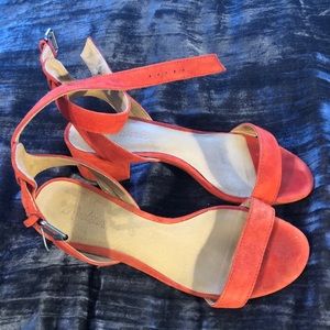 Madewell suede heels